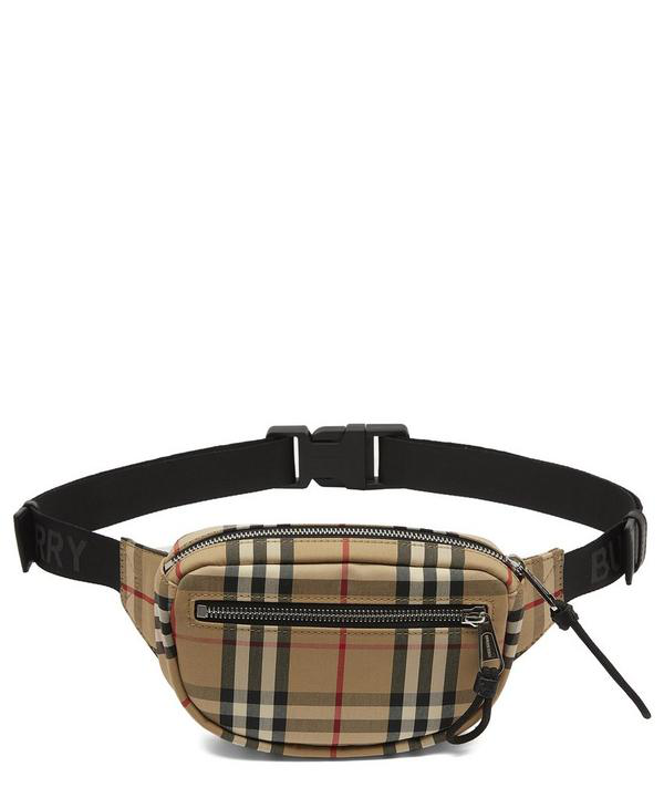 burberry vintage check bum bag