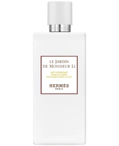 Shop Hermes Le Jardin De Monsieur Li Moisturizing Body Lotion, 6.7-oz. In No Color