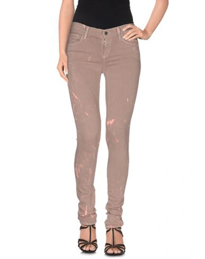Shop Citizens Of Humanity Denim Pants In Light Brown