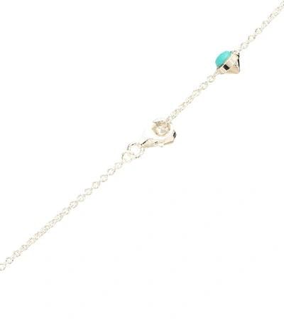 GG Marmont珍珠母和黄水晶缀饰纯银项链