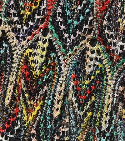 Shop Missoni Wide-leg Knit Pants In Multicoloured