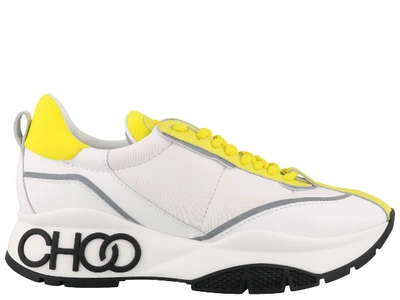 Shop Jimmy Choo Rainee Sneakers In White