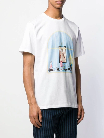 Shop Loewe Window Painting T-shirt In White