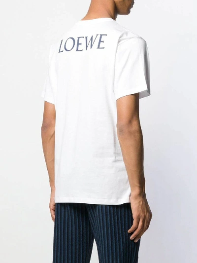 Shop Loewe Window Painting T-shirt In White