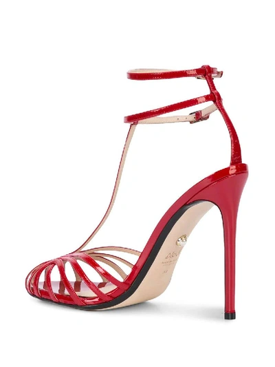 Shop Alevì Stella Sandals In Red