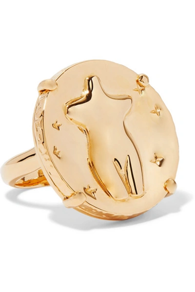 Shop Chloé Femininities Gold-tone Ring