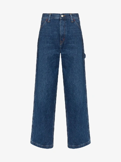 Shop Polo Ralph Lauren Straight Leg Jeans In Blue