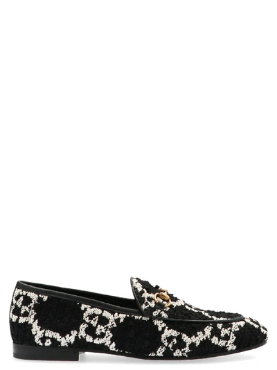 Shop Gucci Jordaan Shoes In Black&white 