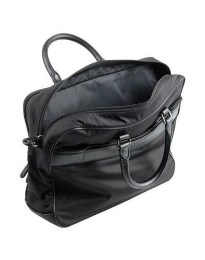 Shop Ermenegildo Zegna Work Bag In Black