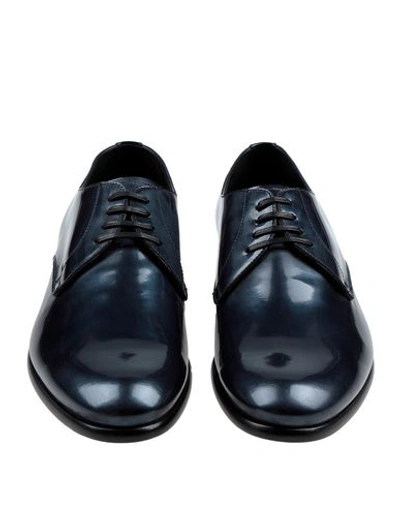 Shop Dolce & Gabbana Lace-up Shoes In Blue