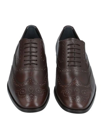 Tod's Lace-up Shoes In Brown