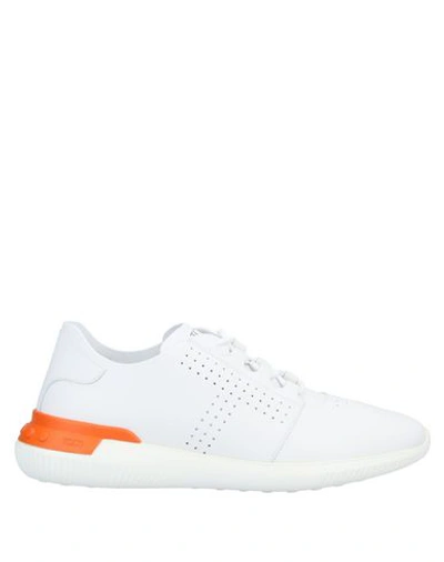 Shop Tod's Sneakers In White