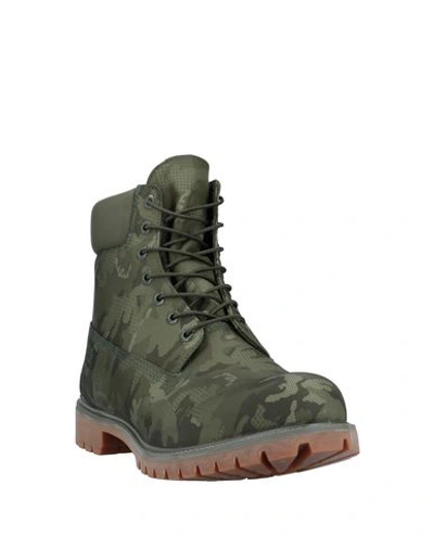 Timberland Boots In Military Green |