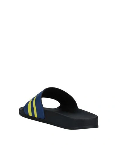 Shop Gcds Sandals In Dark Blue