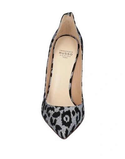 Shop Francesco Russo Pumps In Silver