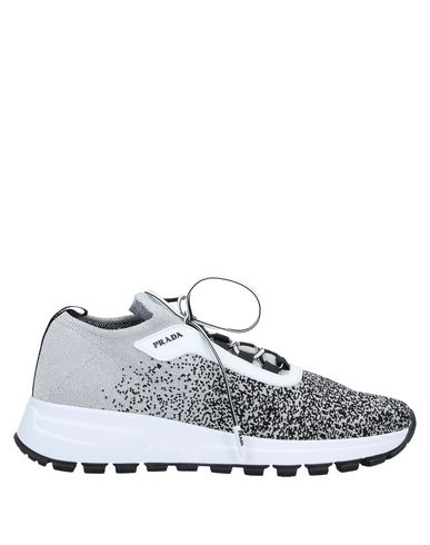 silver prada sneakers