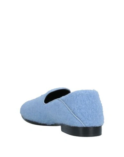 Shop Jucca Loafers In Pastel Blue