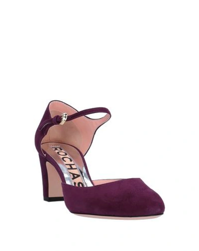 Rochas Pumps In Purple