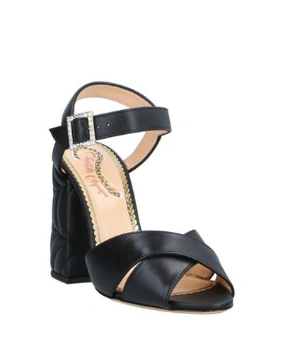 Shop Charlotte Olympia Sandals In Black