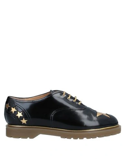 Shop Charlotte Olympia Laced Shoes In Black