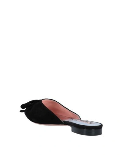 Rochas Mules In Black