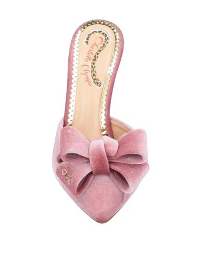 Shop Charlotte Olympia Mules And Clogs In Pink