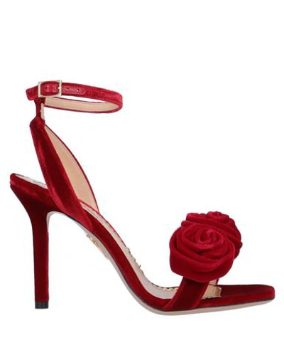 Shop Charlotte Olympia Sandals In Red