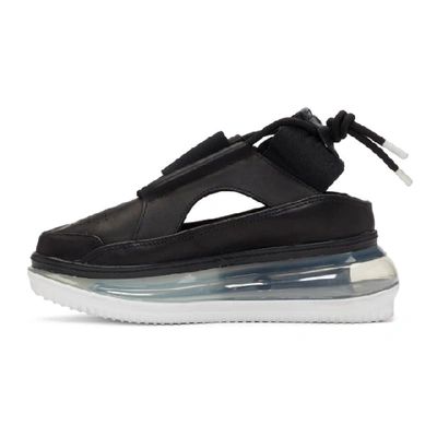 Shop Nike Grey Air Max 720 Flat Sandals In 001 Black