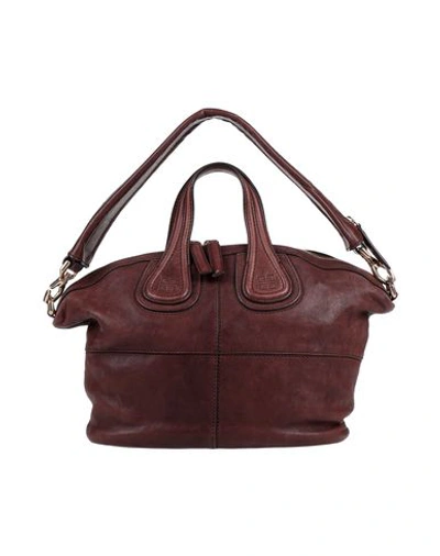 Shop Givenchy Handbag In Dark Brown