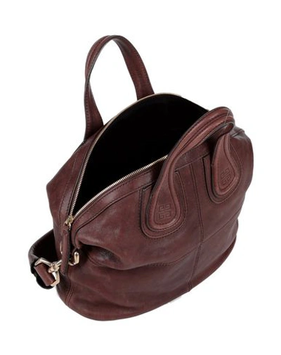 Shop Givenchy Handbag In Dark Brown
