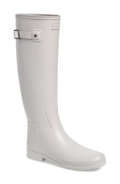 Shop Hunter Original Refined Waterproof Rain Boot In Clatter Grey