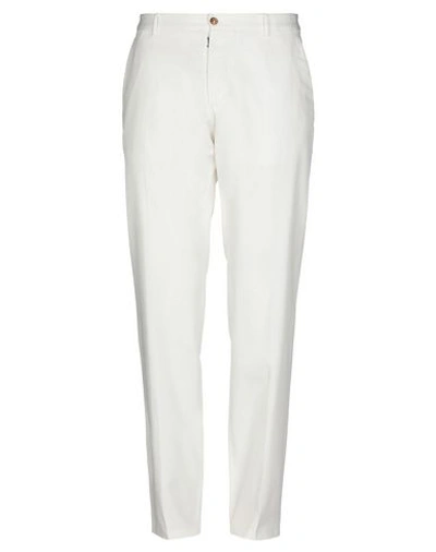 Shop Maison Margiela Casual Pants In White