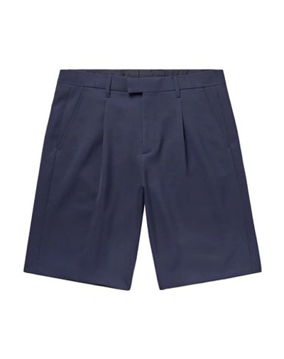 Shop Raf Simons Shorts & Bermuda In Dark Blue