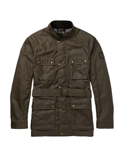 Shop Belstaff Jacket In Military Green