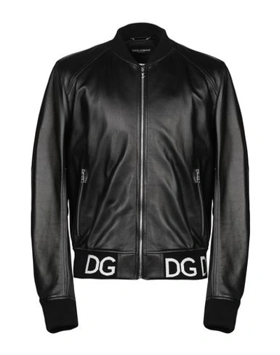 Shop Dolce & Gabbana Bomber In Black