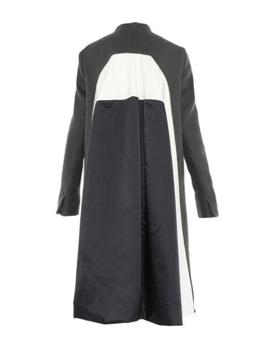 Shop Rick Owens Coat In Lead