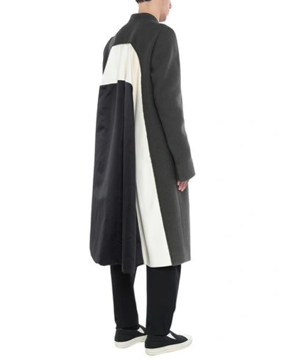 Shop Rick Owens Coat In Lead