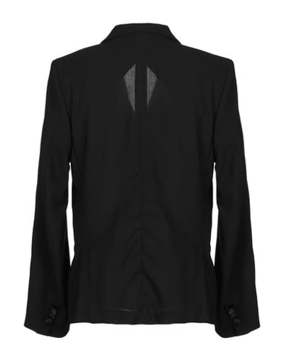 Shop Christian Pellizzari Blazer In Black