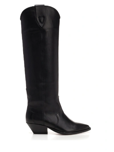 Shop Isabel Marant Denvee Boots In Black