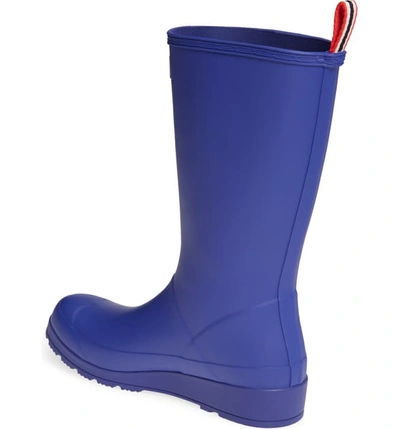 Shop Hunter Original Play Tall Waterproof Rain Boot In Electric Storm