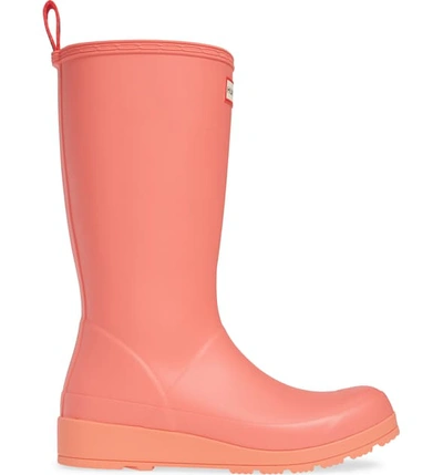 Shop Hunter Original Play Tall Waterproof Rain Boot In Rythmic Pink