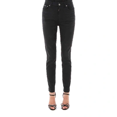 Shop Dolce & Gabbana Skinny Jeans In Black