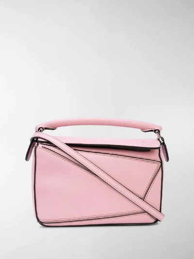 Shop Loewe Bolso Puzzle Small Bag In Pink