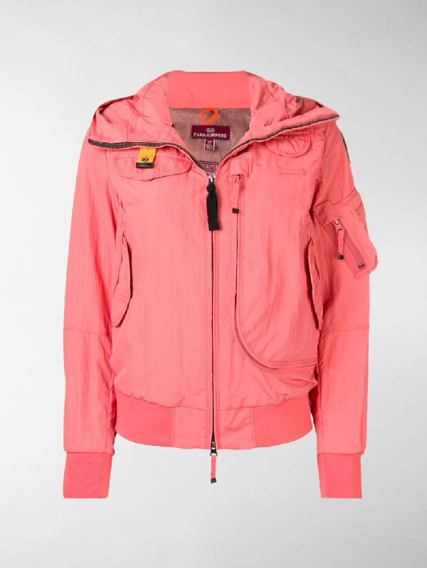 Parajumpers Hooded Jacket In Pink ModeSens