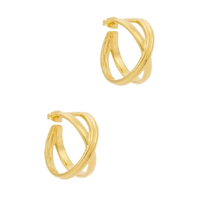 Shop Missoma Infini Small 18kt Gold Vermeil Hoop Earrings