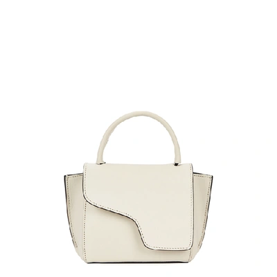 Shop Atp Atelier Montalcino White Leather Cross-body Bag