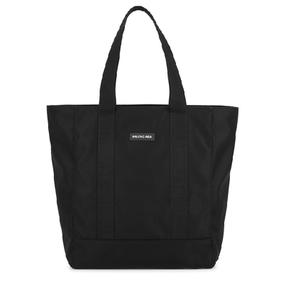 Shop Balenciaga Explorer Black Nylon Tote