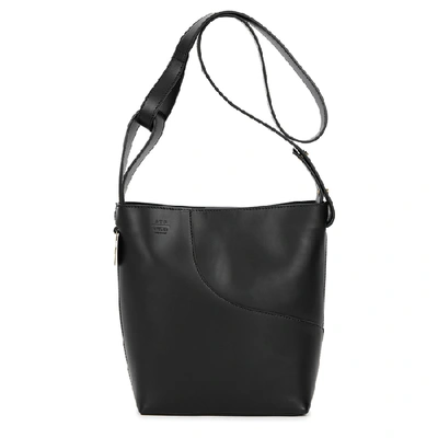 Shop Atp Atelier Piombino Black Leather Shoulder Bag