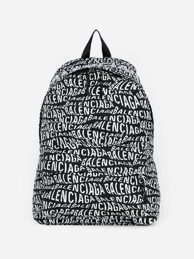 Shop Balenciaga Backpacks In Black & White
