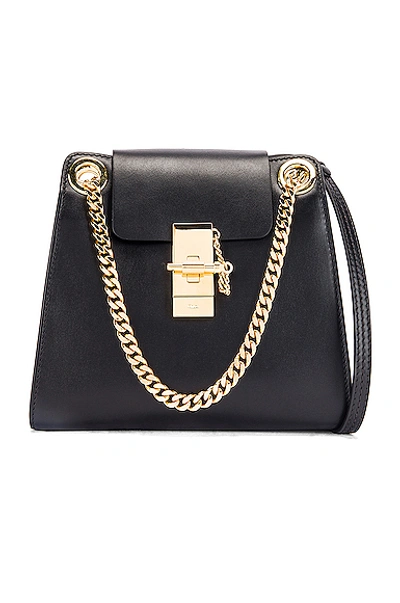 Shop Chloé Chloe Small Leather Annie Bag In Black